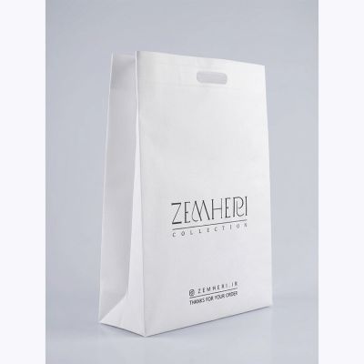ساک دستی پارچه ای مدل عطف دار پاکتی35در45در10 - 60گرم