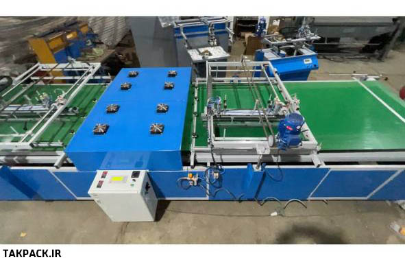 دستگاه چاپ سیلک دورنگ