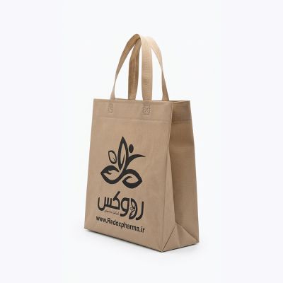 ساک دستی پارچه ای مدل عطف دار پاکتی25در30در10 - 60گرم