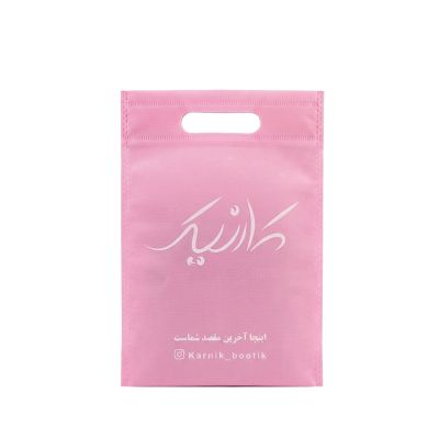 ساک دستی فلت دسته موزی 25 در 35 - 60گرم